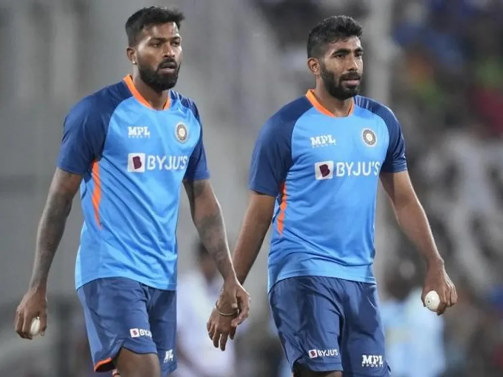 Hardik pandya jasprit bumrah team india