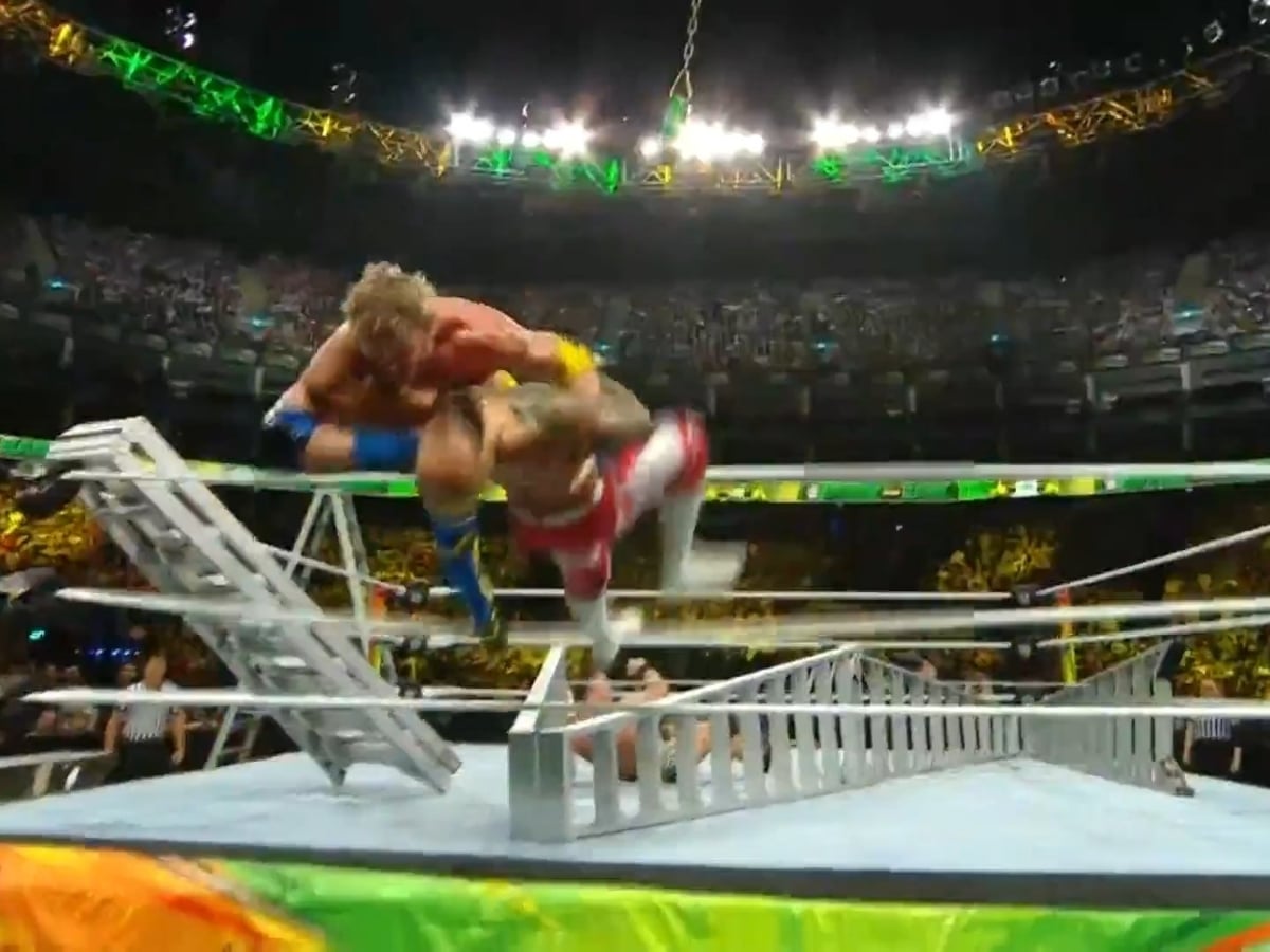 WATCH: London in shock as Ricochet and Logan Paul risk their lives to create another gravity-defying moment at Money in the Bank 2023