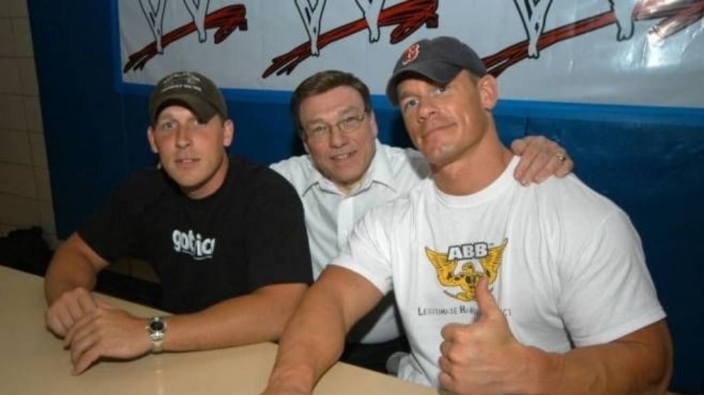 John Cena with his family members 