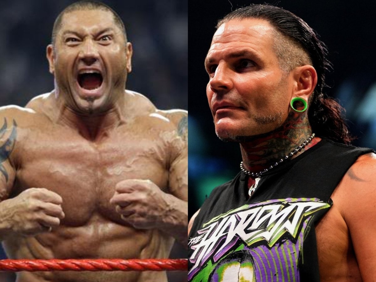 When stoned Jeff Hardy revealed Dave Bautista’s ‘d*ck size’ in a press conference