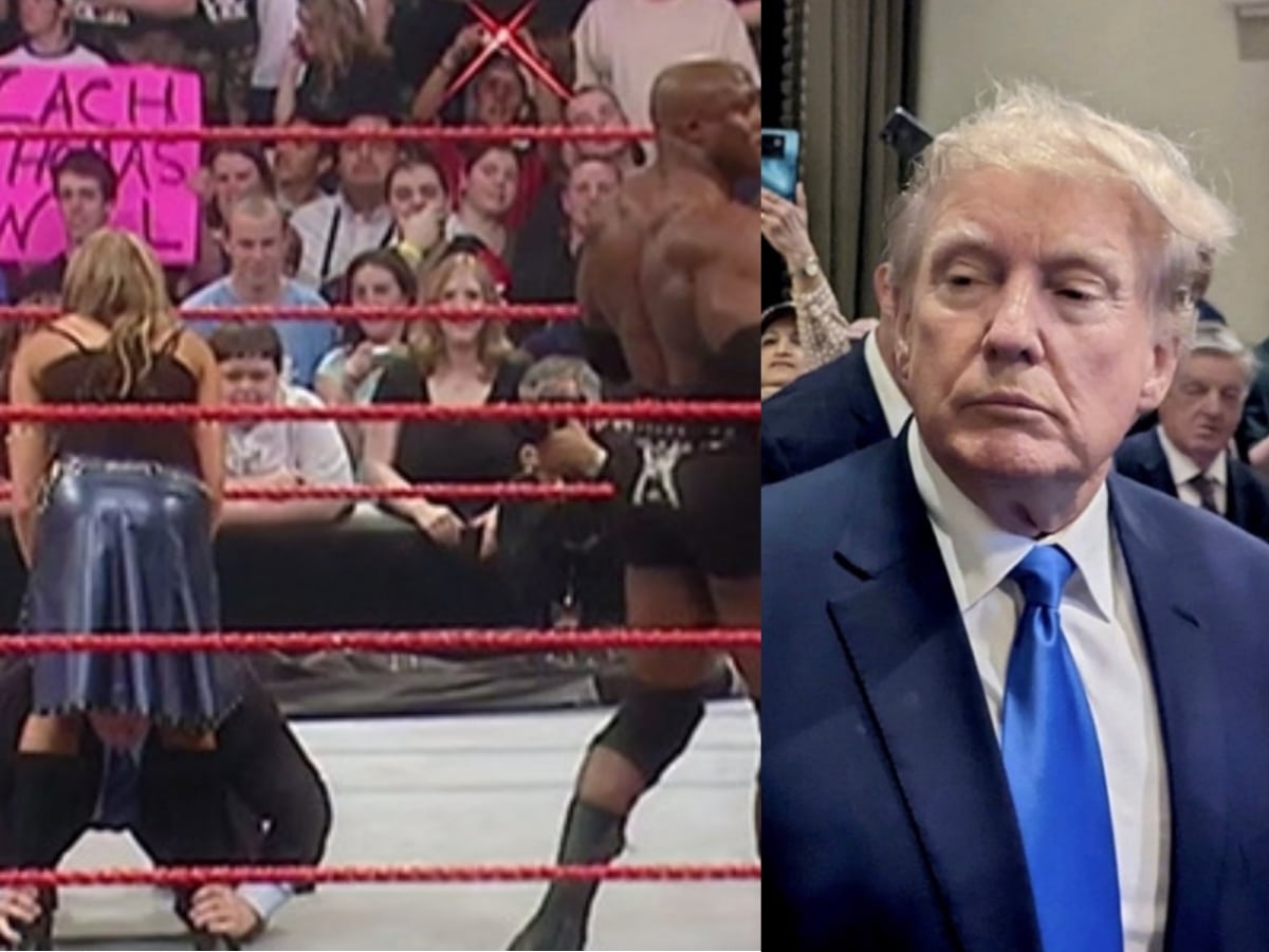 Donald Trump once made embarrassed Vince McMahon hide underneath Lilian Garcia’s skirt with the help of Bobby Lashley on WWE Raw