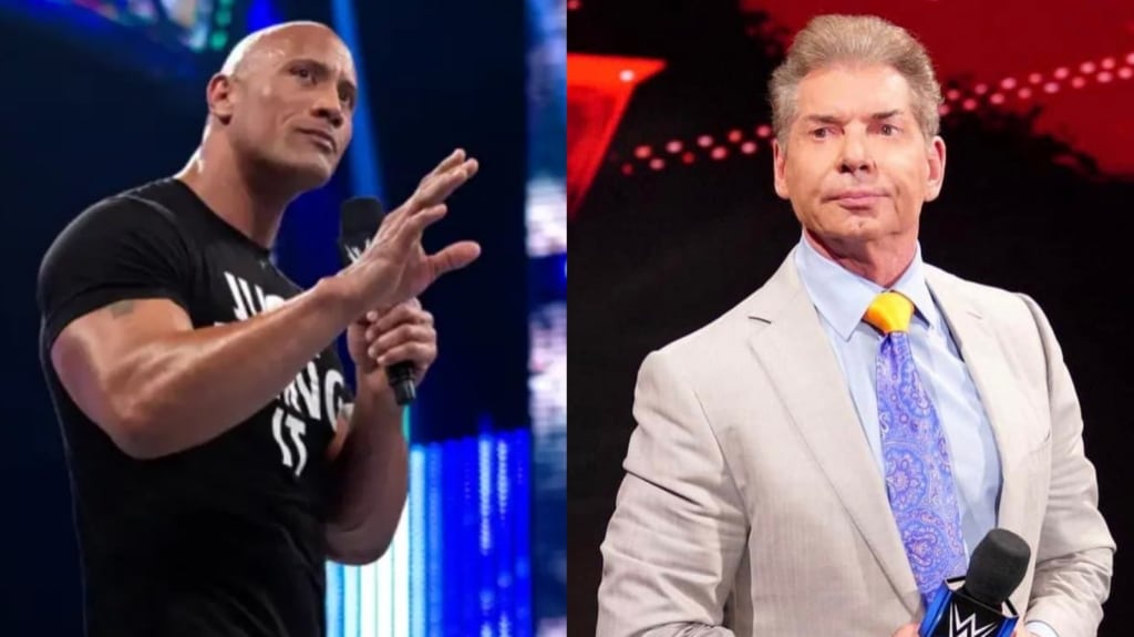 The Rock and Vince McMahon 