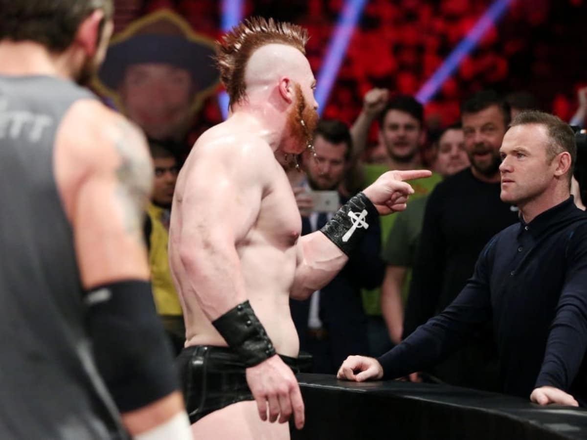 Sheamus blames Wayne Rooney for ending former Intercontinental Champion’s career with a cheap shot on WWE Raw