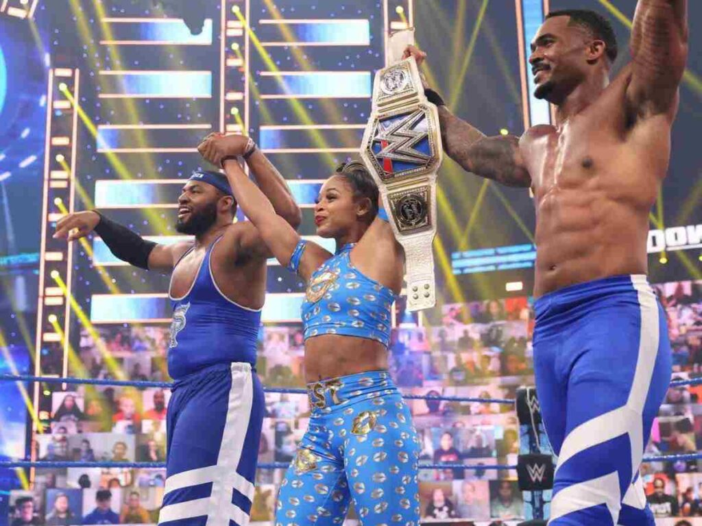 Bianca Belair and The Street Profits