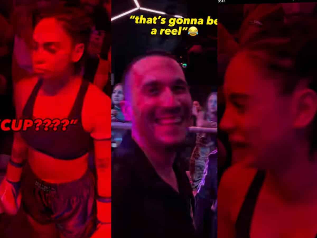 “Knees to the p*nani is not a great feeling” – Referee goes VIRAL after asking female fighter for her protection cup