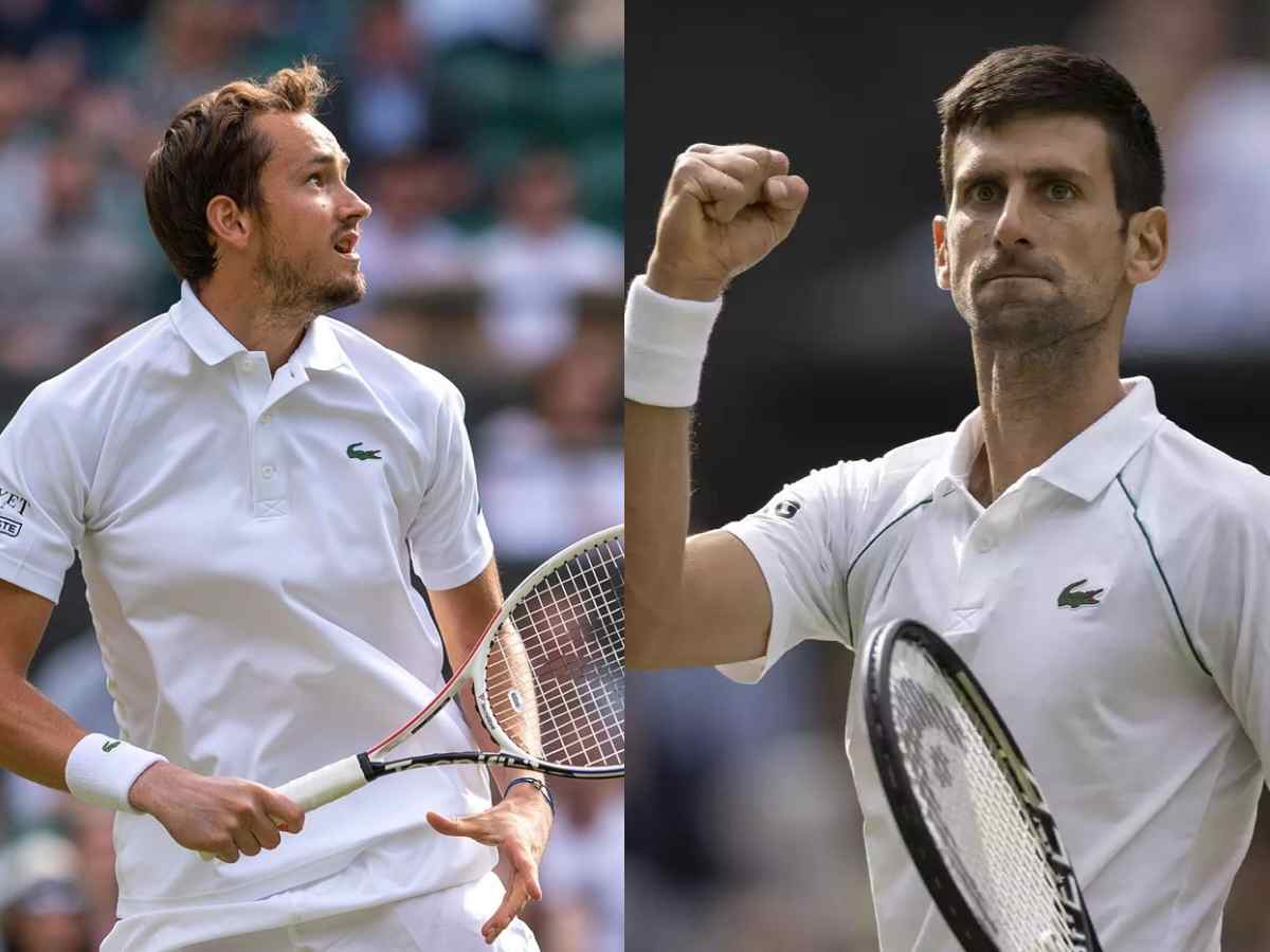 Daniil Medvedev declares Novak Djokovic as the GOAT claiming the Serb ‘never has a bad day’