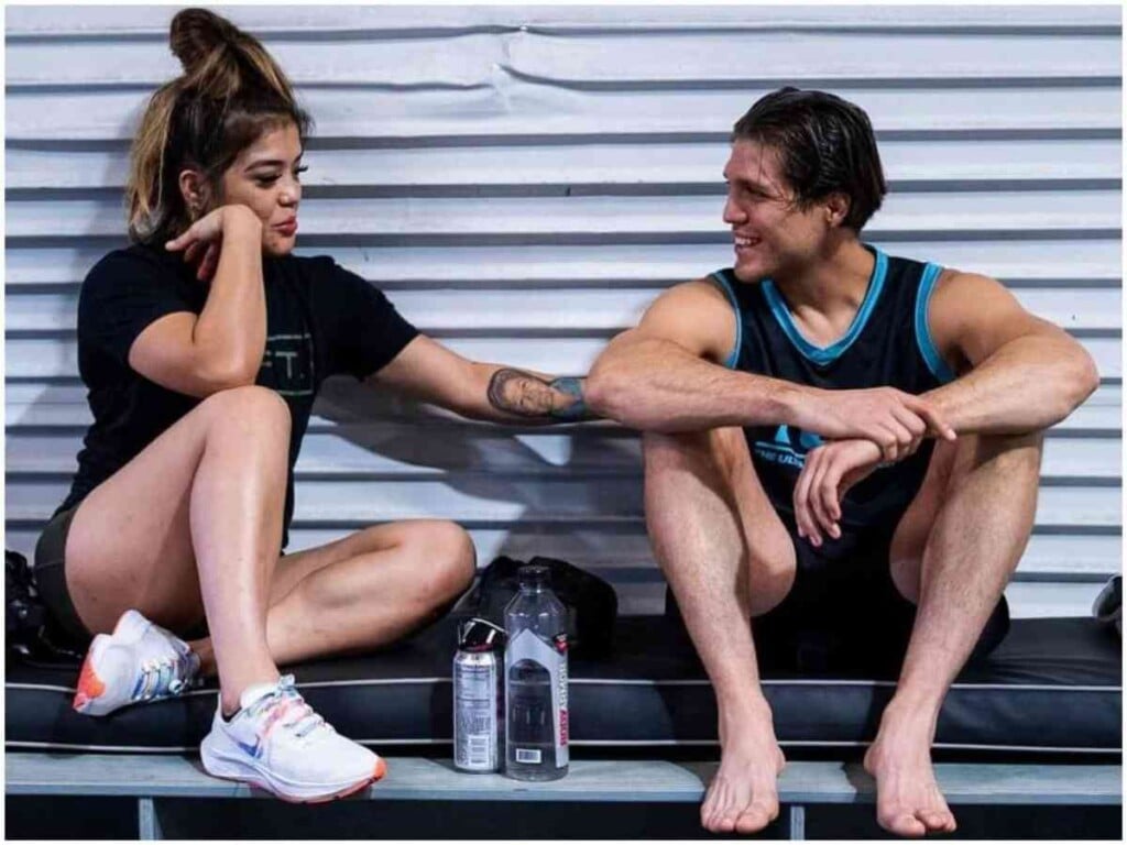 Brian Ortega and Tracy Cortez (Image Courtesy: UFC)