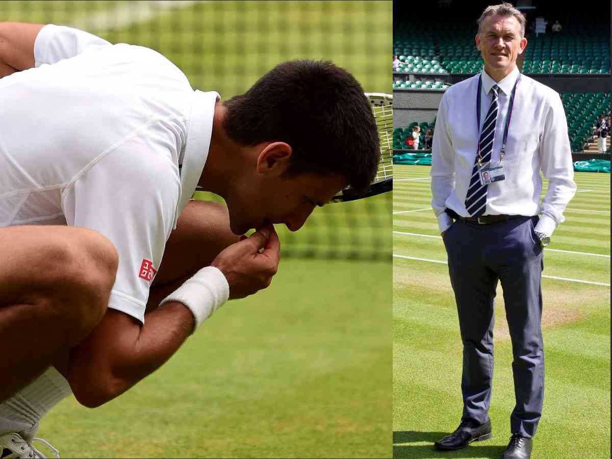 “Taste like sh*t,” Wimbledon Chief Gardner discloses how Novak Djokovic must feel after strange grass-eating ritual