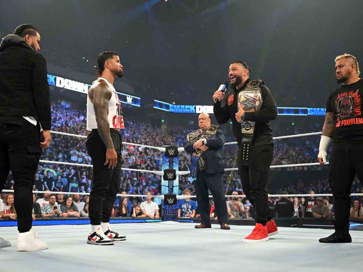 The Usos promulgate a Tribal Court segment for Roman Reigns on this week’s WWE SmackDown