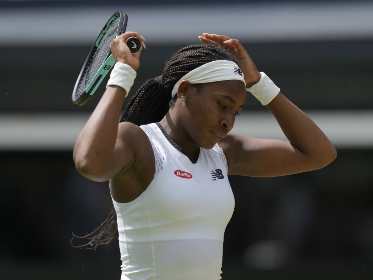 Coco Gauff out of words after meek surrender to Sofia Kenin in the first round of Wimbledon 2023