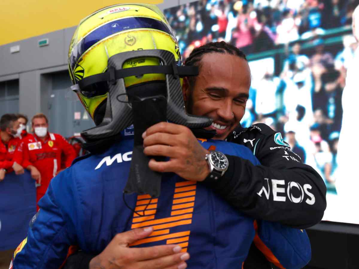 Lando Norris feels WEIRD racing against Lewis Hamilton, admits the Mercedes driver is the main reason he is in F1