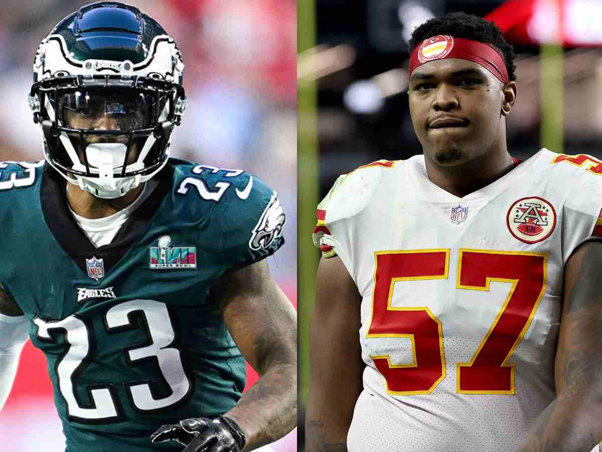 Orlando Brown Jr. claps back at Eagles’ C.J. Gardner-Johnson for BIZZARELY challenging the Chiefs for Super Bowl rematch