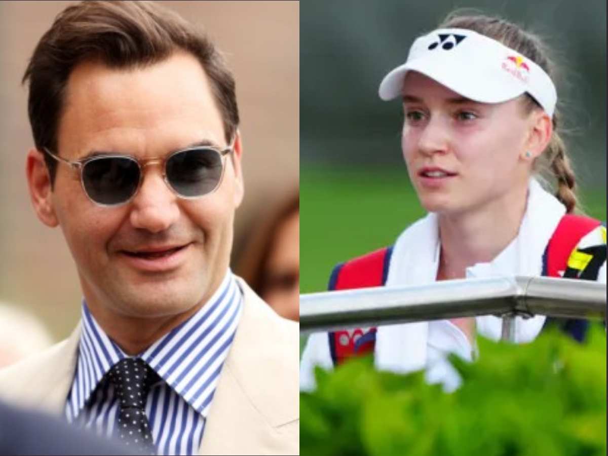 Elena Rybakina admits to succumbing to pressure of Roger Federer watching her as she was forced to make a comeback at the Wimbledon opener