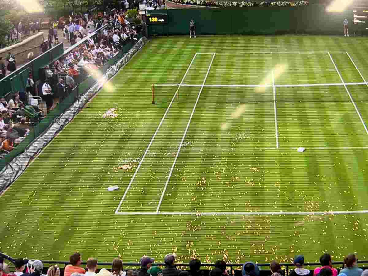 WATCH: Wimbledon struck by ‘Just Stop Oil’ interruptions as protestors halt the Grigor Dimitrov Vs. Sho Shimabukuro match