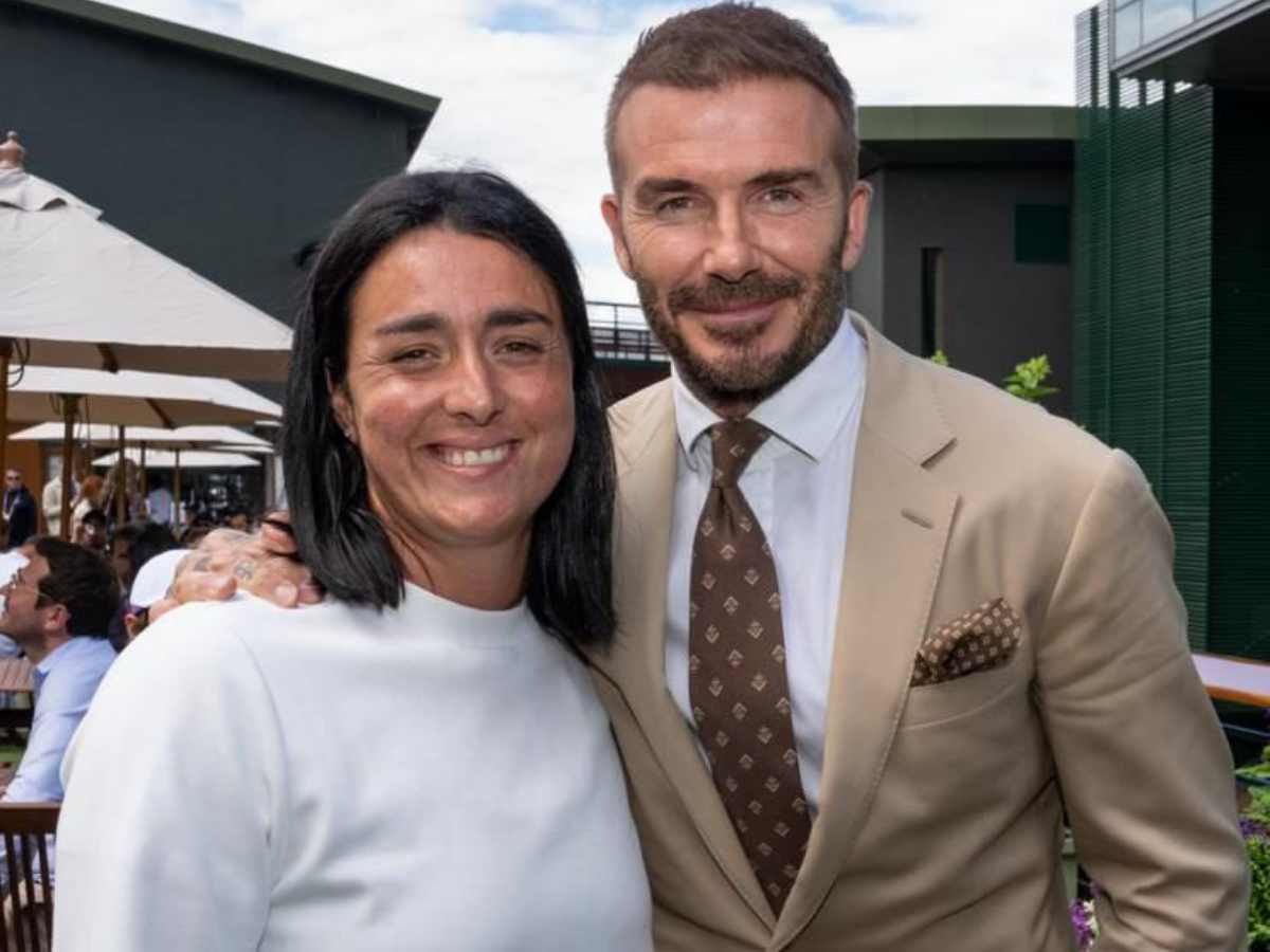 WATCH: Ons Jabeur fangirls over David Beckham as she meets the football icon at Wimbledon