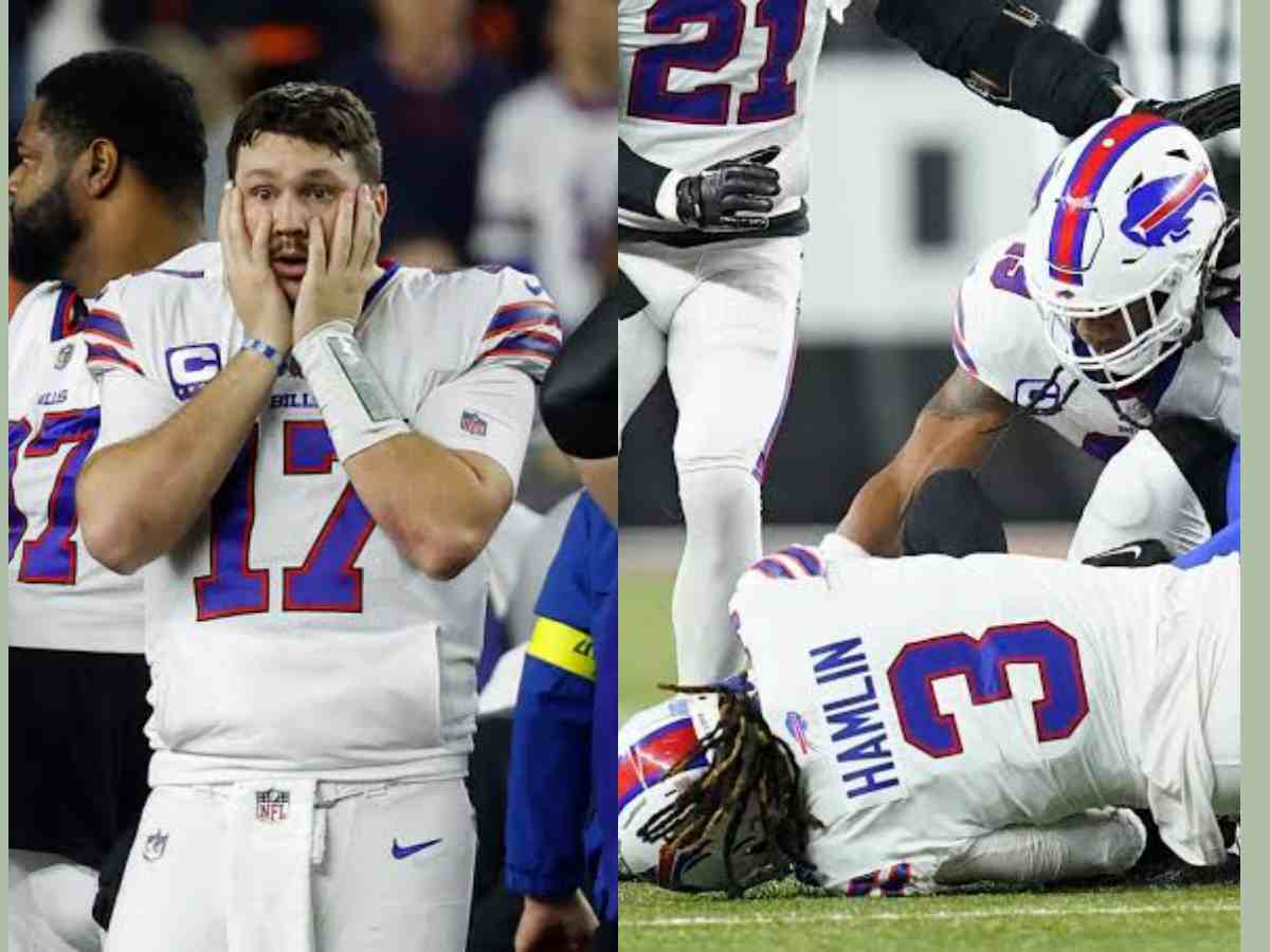 “It was nuts,” Josh Allen reflects on how Bills teammate reacted to HORRIFYING Damar Hamlin collapse