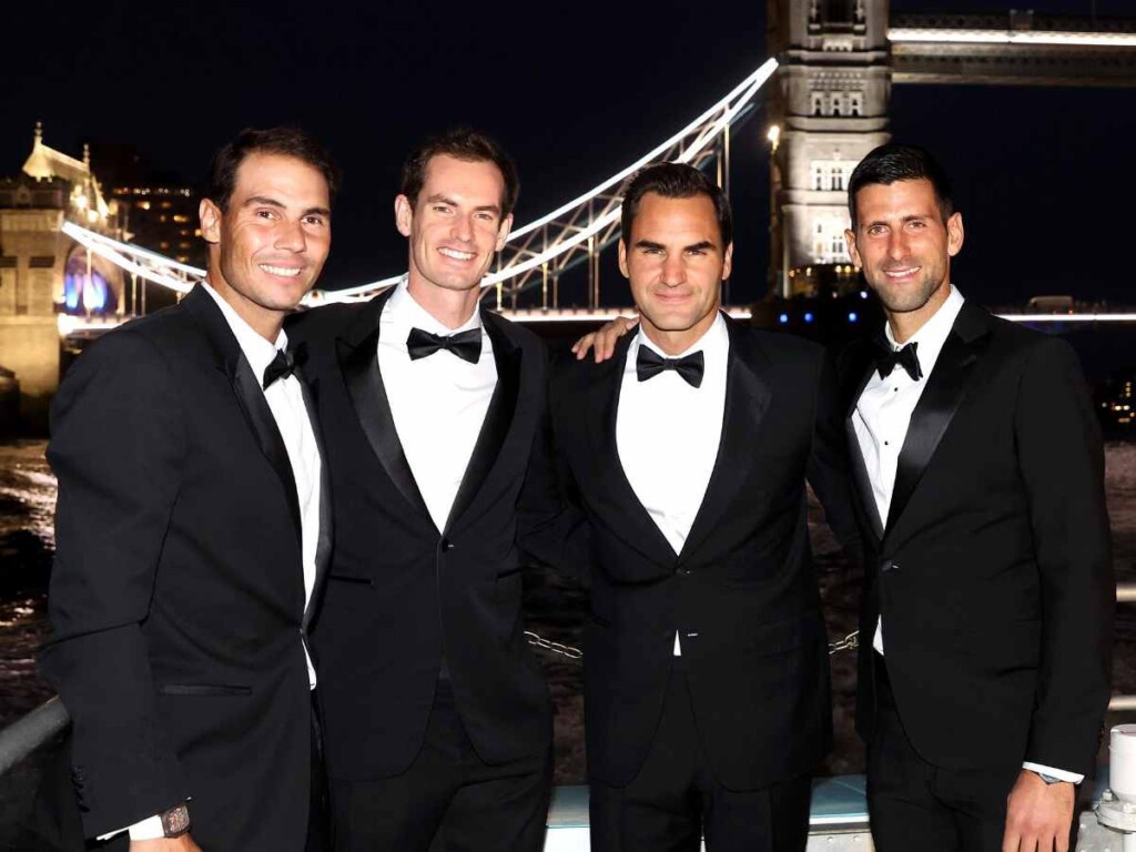 Roger Federer recalls crying with Rafael Nadal, Andy Murray, and Novak Djokovic while relishing how fortunate they are to play in their 30s