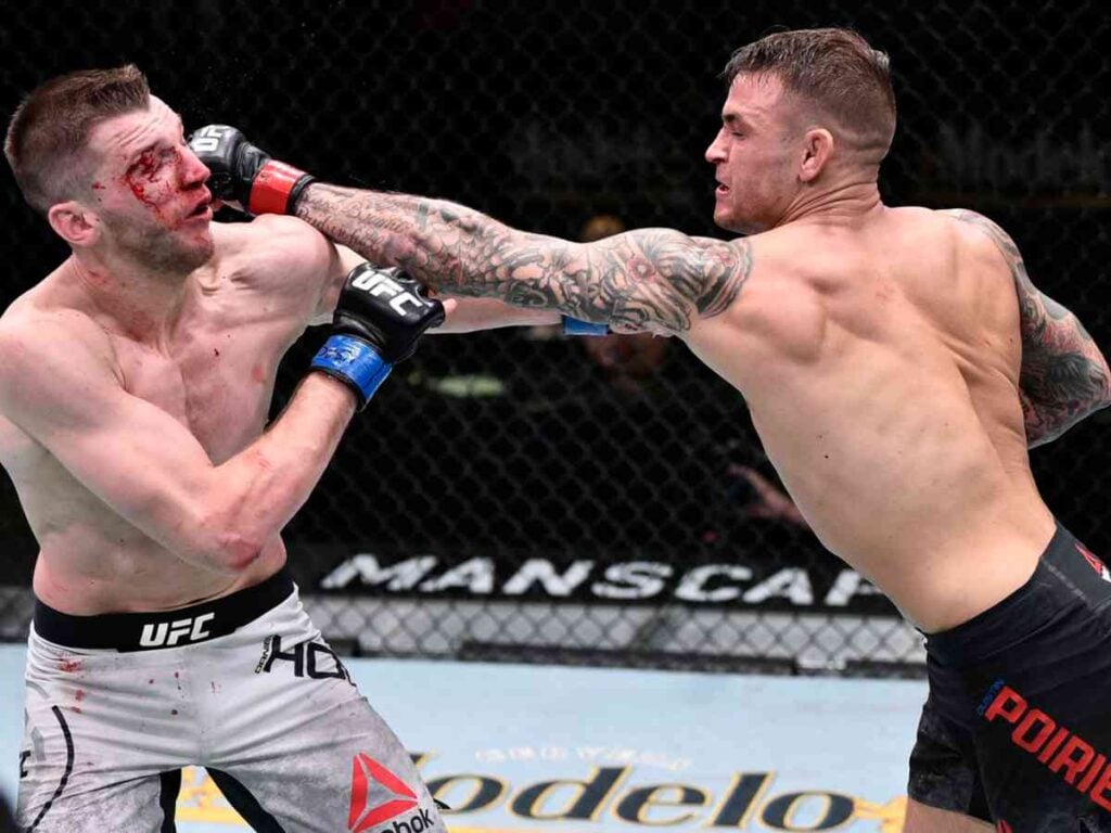 Dustin Poirier beating Dan Hooker