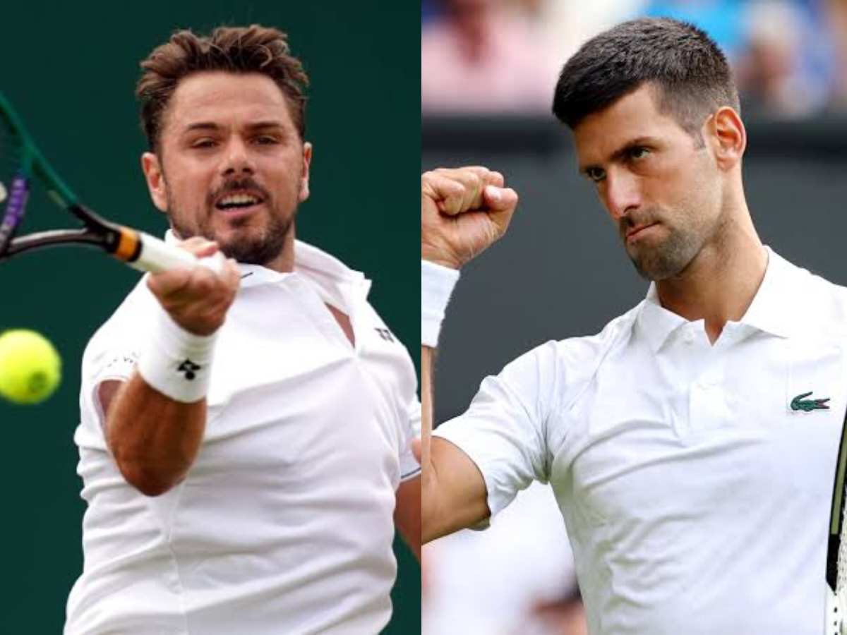 WATCH: Stan Wawrinka STOPS the presenter from mentioning his record against Novak Djokovic ahead of their Wimbledon clash, leaves everyone in splits