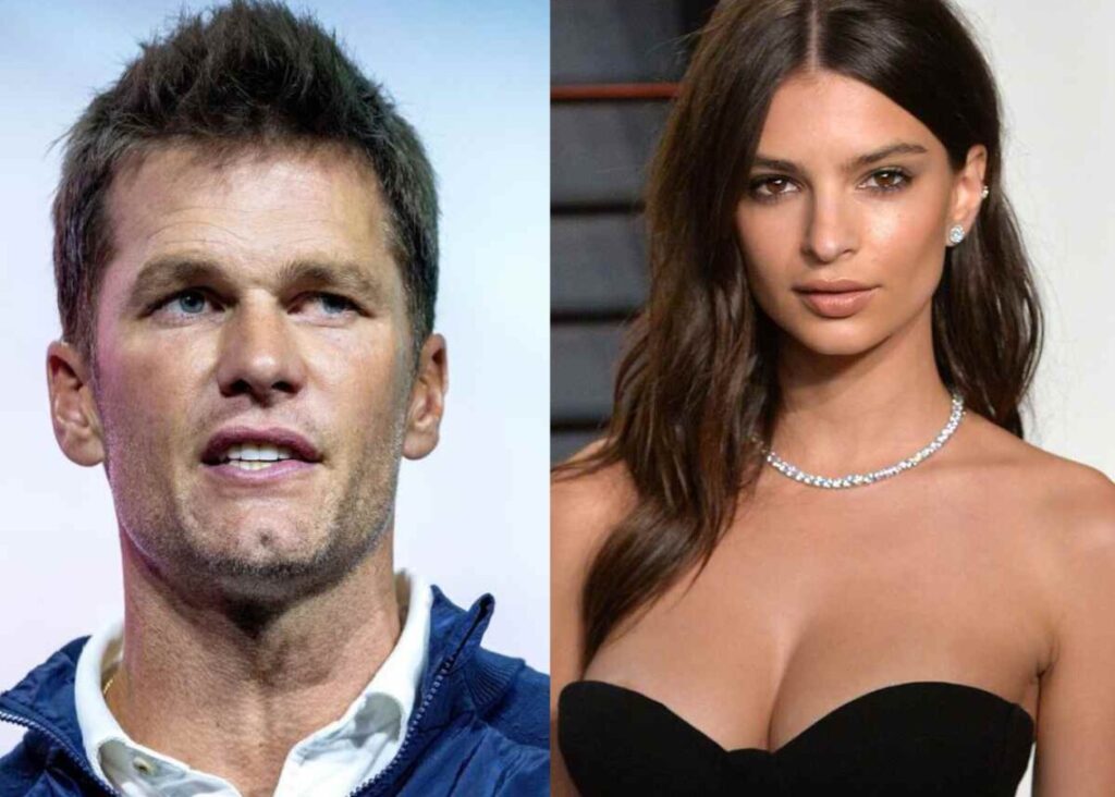 Tom Brady and Emily Ratajkowski 