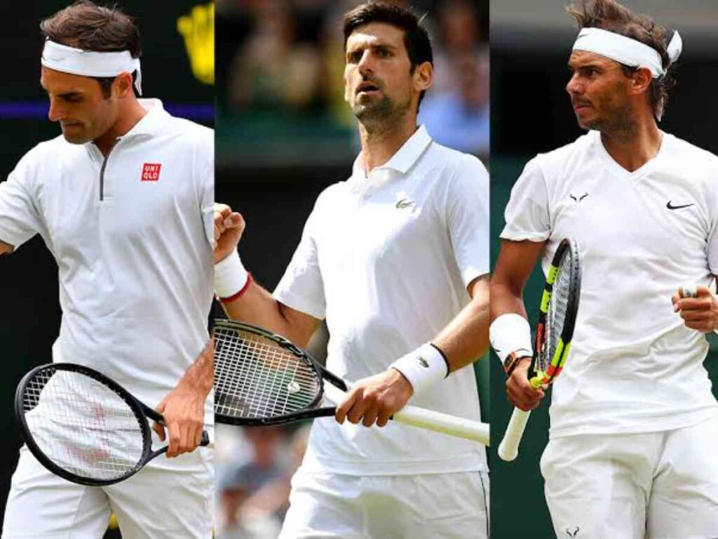 Roger Federer, Novak Djokovic and Rafael Nadal