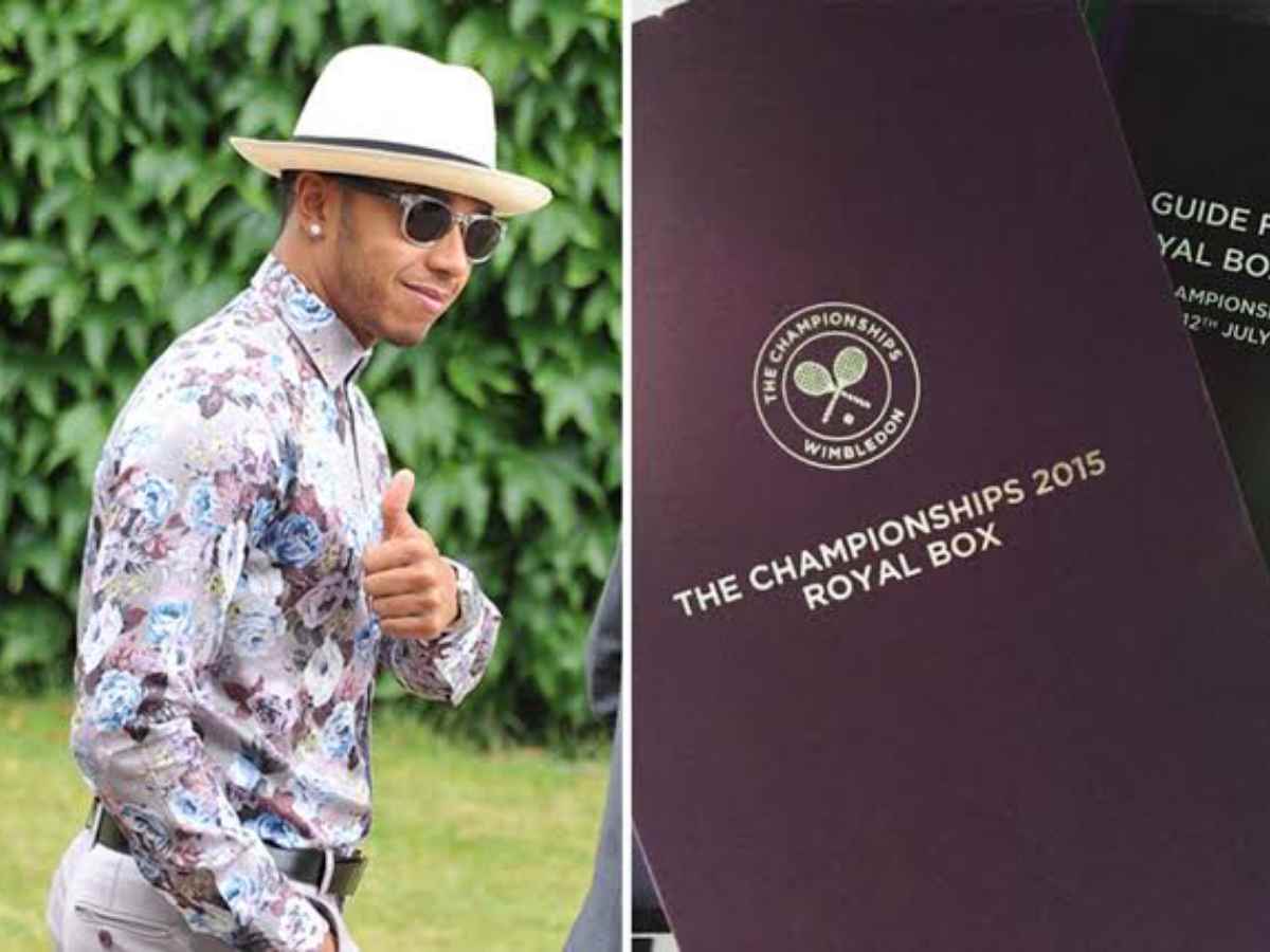 Lewis Hamilton was denied entry to the Centre Court after he flouted the rules of Wimbledon despite clear instructions 