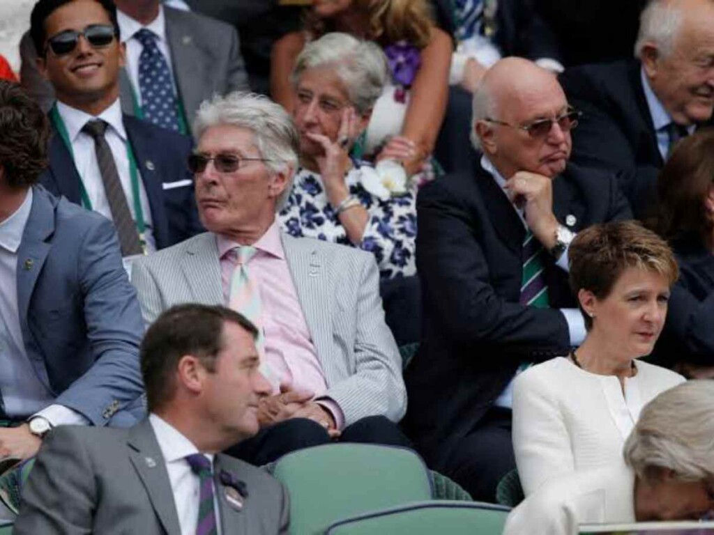 Hamilton's chair in the Royal Box where he was supposed to sit