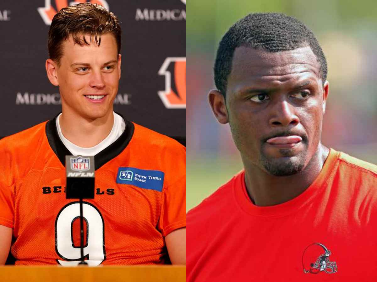 “Assaulting innocent women” – Deshaun Watson gets unnecessarily SLAMMED on social media amid fans rallying behind Joe Burrow’s drinking habits at Michael Rubin’s ‘White Party’