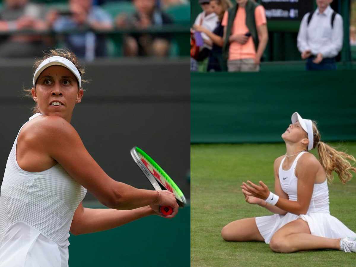 WATCH: Mirra Andreeva smashes her racket TWICE to give Madison Keys match points in their clash at Wimbledon