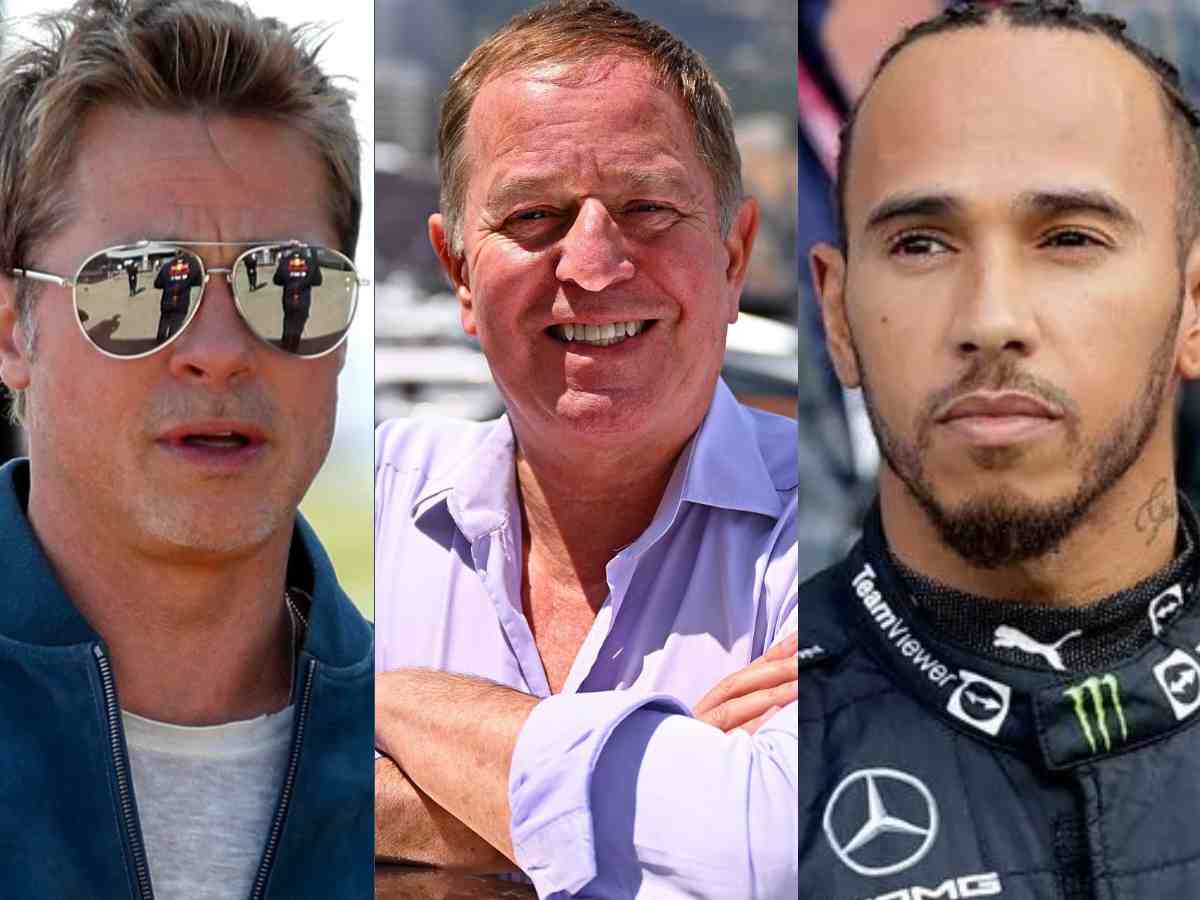 Brad Pitt offers Martin Brundle a cameo in Lewis Hamilton’s upcoming F1 film