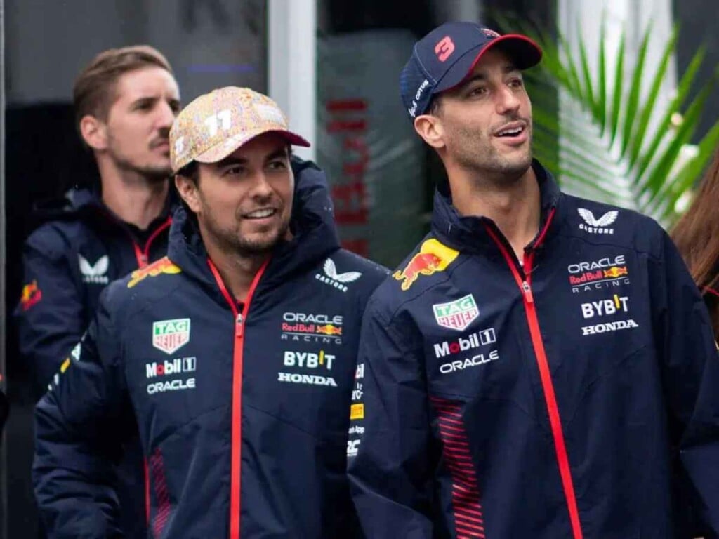 Sergio Perez and Daniel Ricciardo (image via The Sportrush)