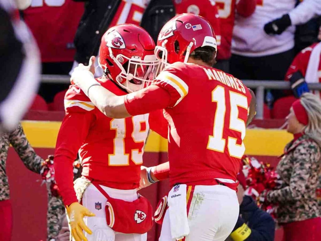 Patrick Mahomes HAILS Kadarius Toney’s talent claiming he could be one of the best in the league despite his recent public NSFW rant