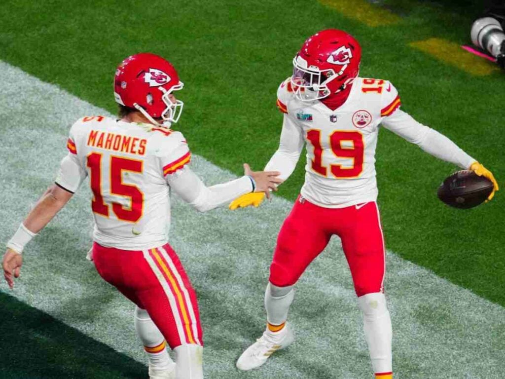 Patrick Mahomes HAILS Kadarius Toney’s talent claiming he could be one of the best in the league despite his recent public NSFW rant