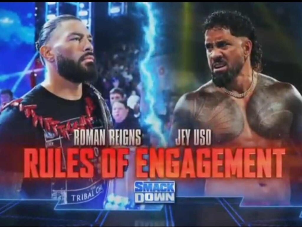 WATCH: Jey Uso causes pandemonium on WWE SmackDown, takes out Solo Sikoa & Paul Heyman 1 Roman Reigns and Jey Uso
