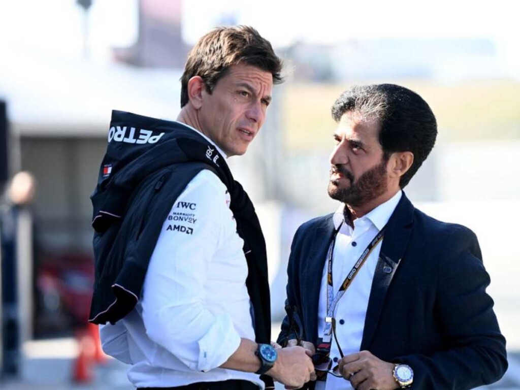 Toto Wolff and Mohammed Ben Sulayem (image via GPFans0