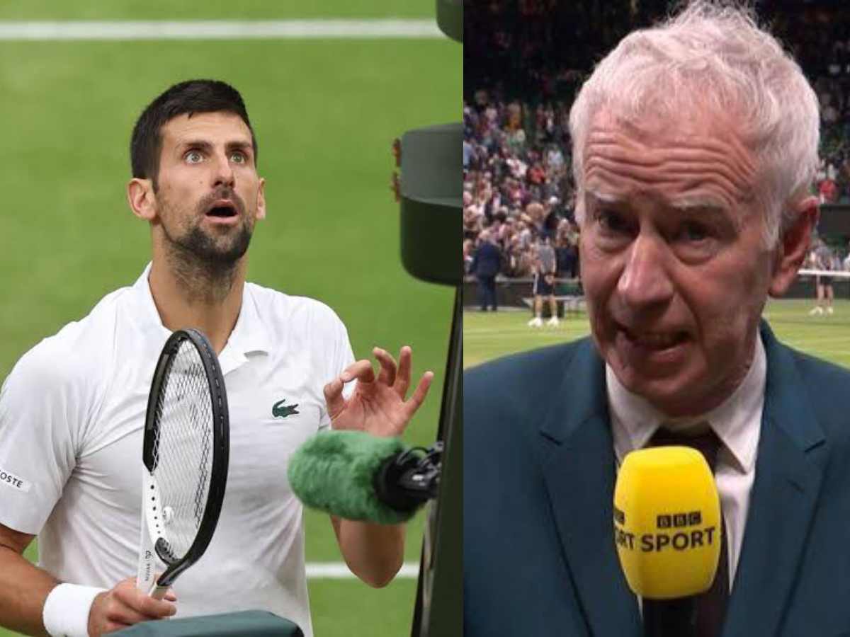 John McEnroe believes chair umpire had personal motives in handing Novak Djokovic hindrance call during the Wimbledon semis