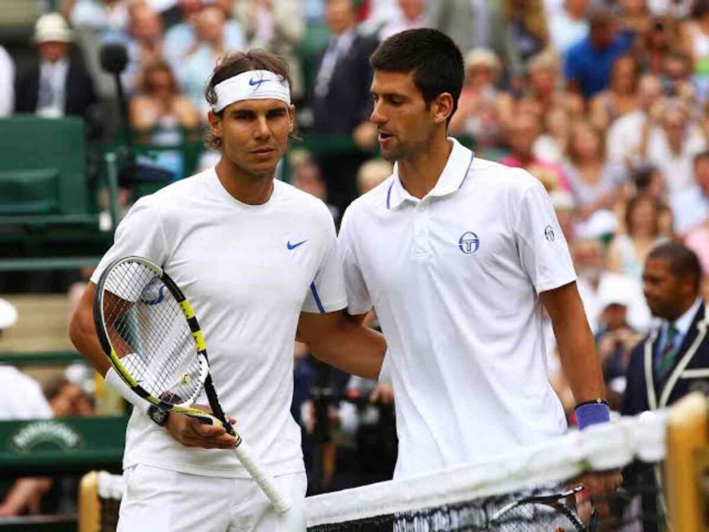 "Where's Rafa in 12 ,13 ,14 ,15 ,17 ?"- Tennis world left divided while comparing Wimbledon final opponents of Novak Djokovic and Rafael Nadal