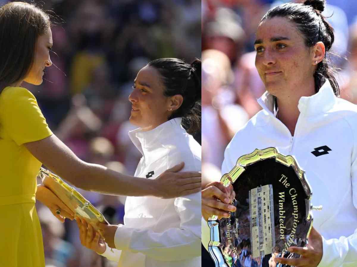 WATCH: Kate Middleton consoles Ons Jabeur after the Tunisian struggled to hold back tears after 2023 Wimbledon loss