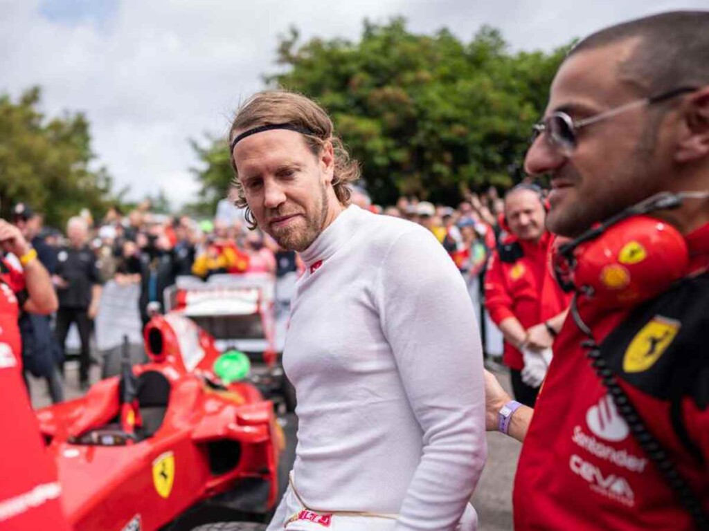 Sebastian Vettel at the Goodwood Festival