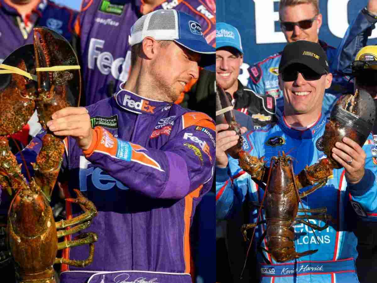 Why is the New Hampshire Cup race winner presented with a lobster instead of a trophy?