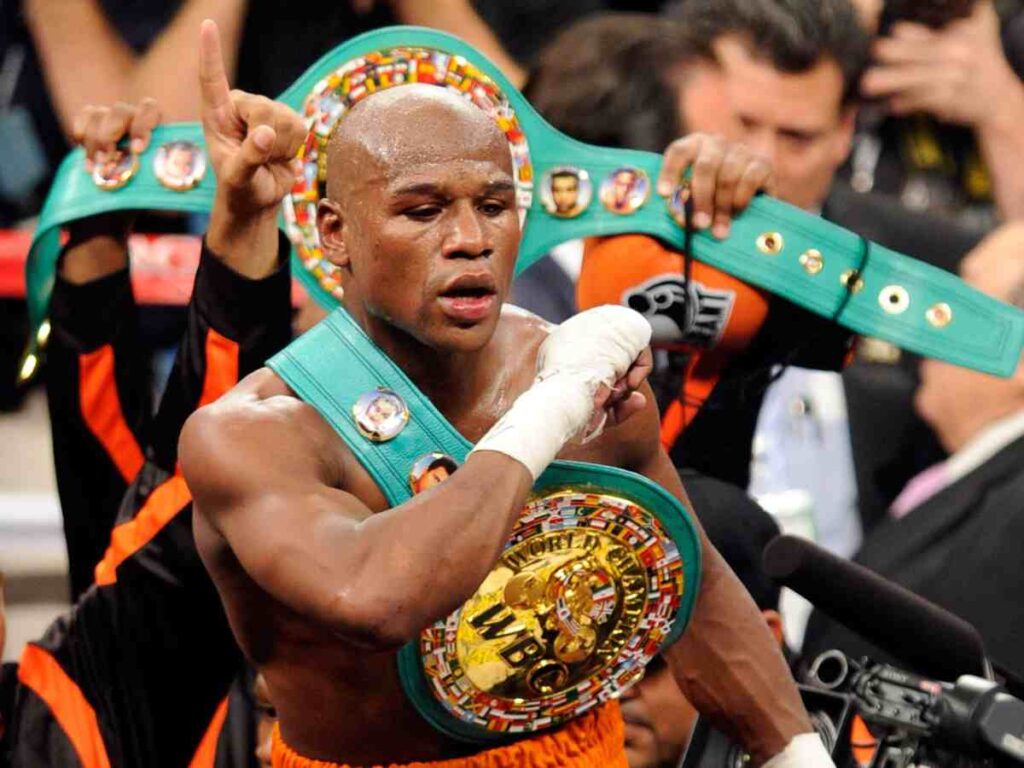 Floyd Mayweather as a champion