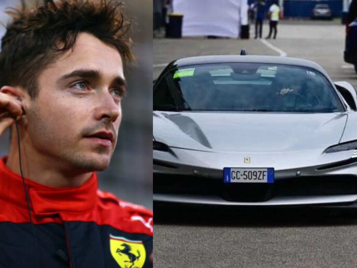 Charles Leclerc arrives at the Hungarian GP in a stunning $530,000 worth Ferrari SF90