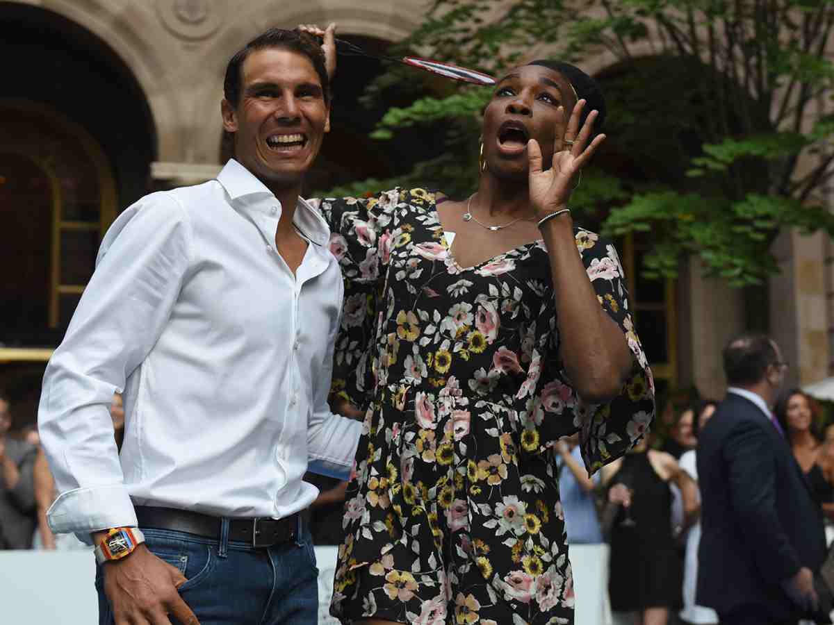 Venus Williams makes a surprise visit to the Rafael Nadal Academy as questions on her future continue