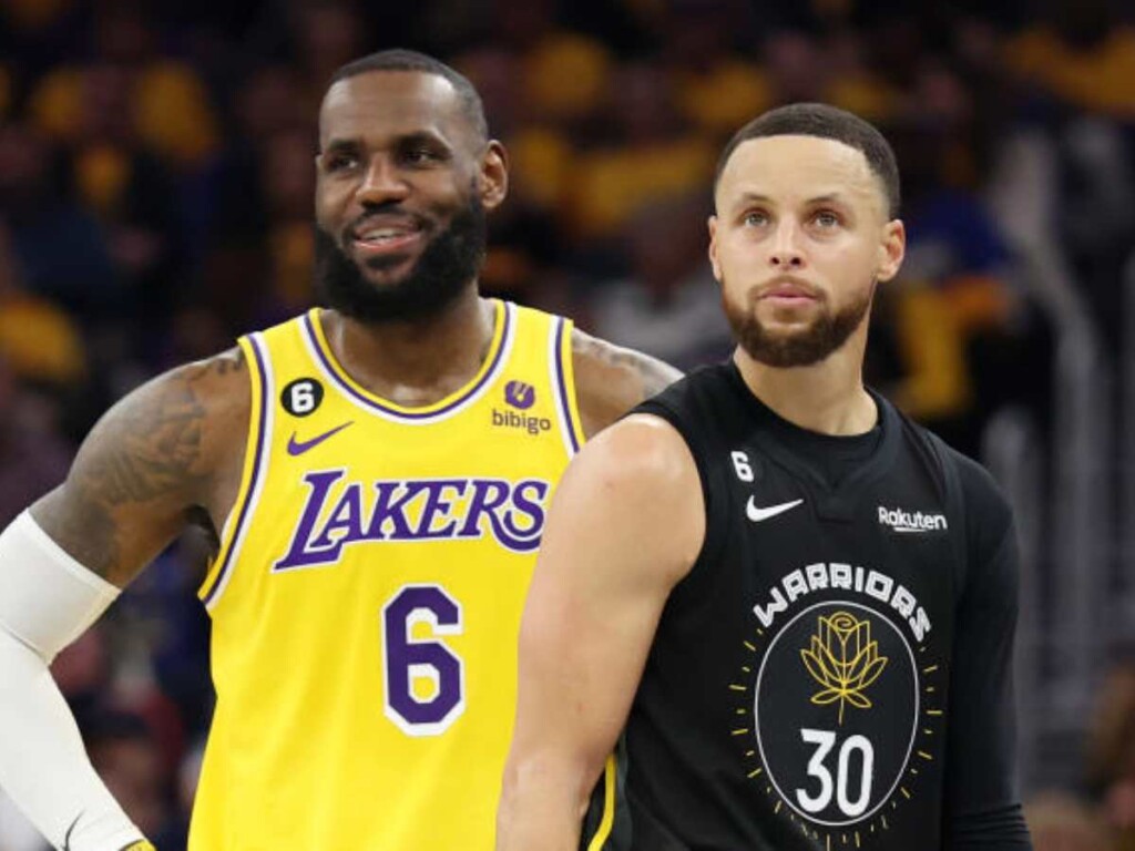 LeBron James and Stephen Curry