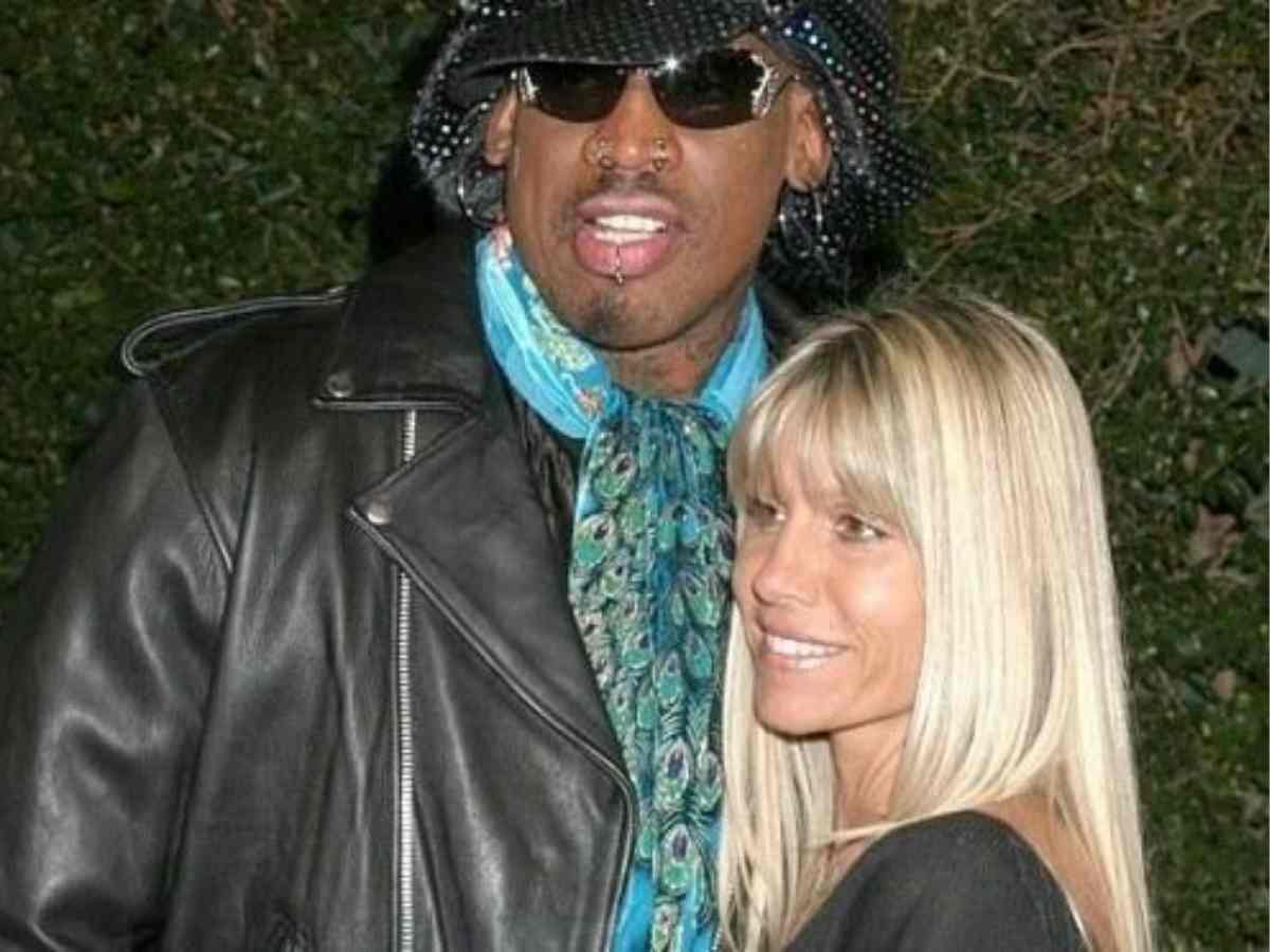 Dennis Rodman and Michelle Moyer