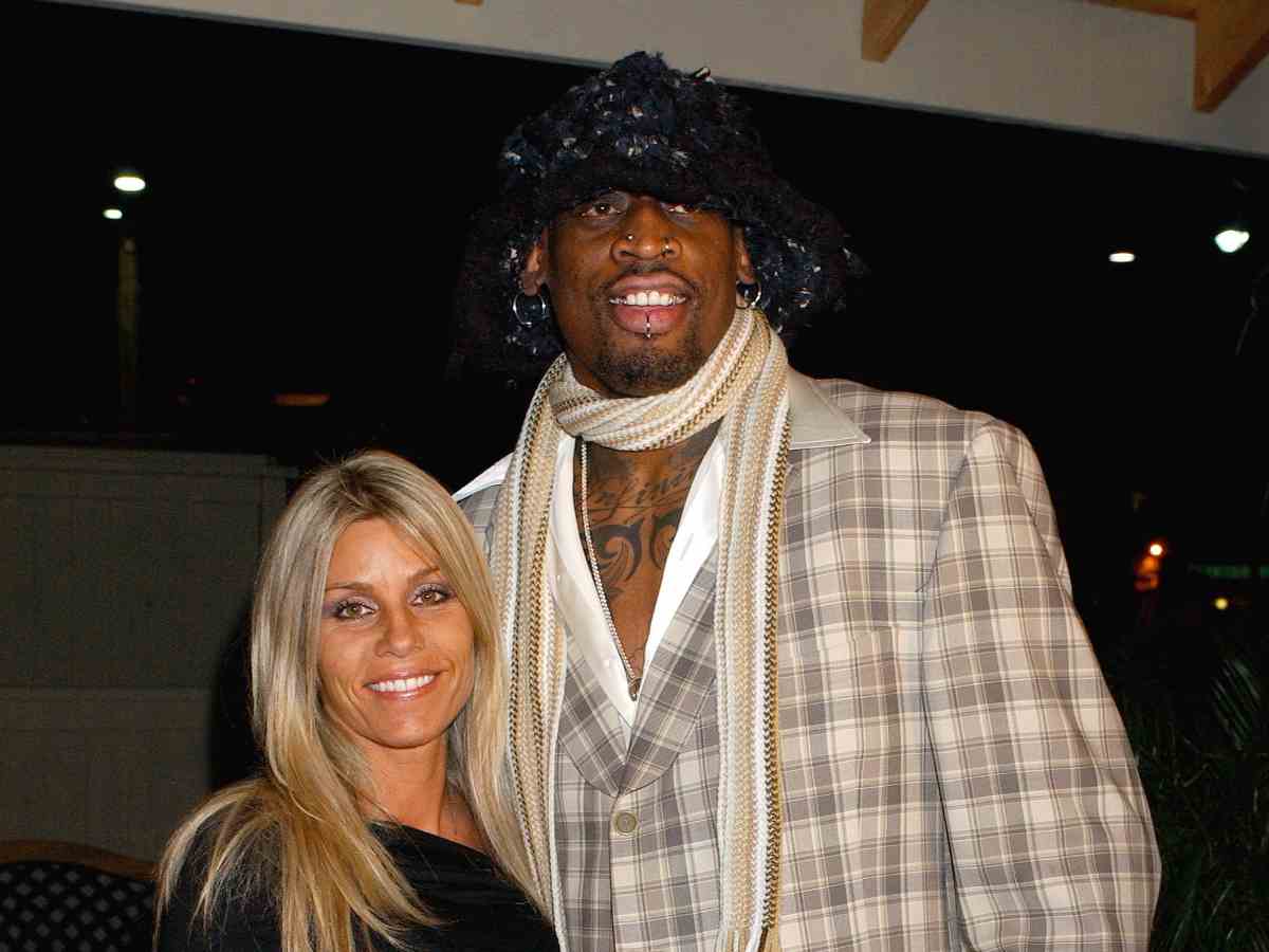 Dennis Rodman and Michelle Moyer 