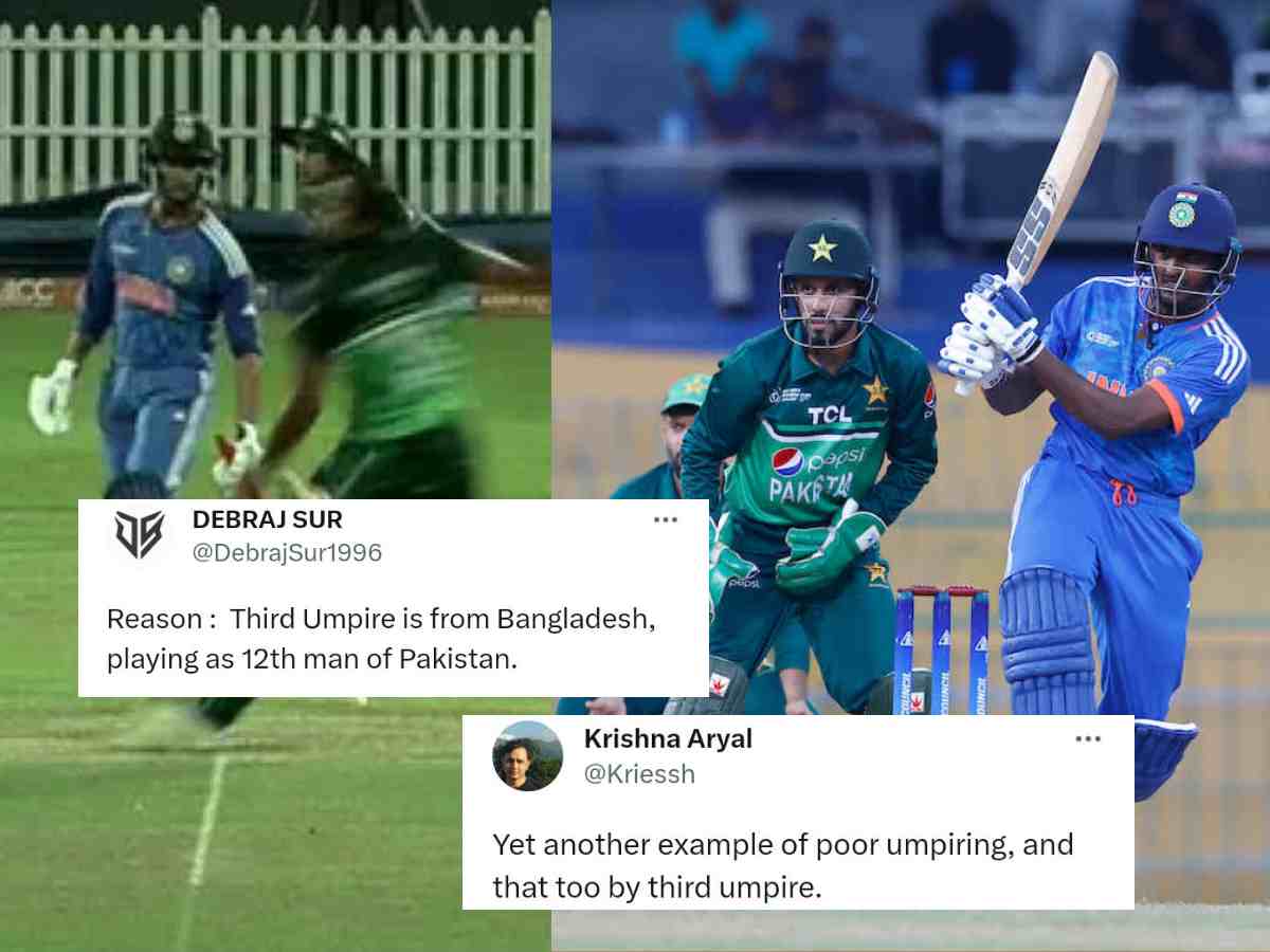 “Cheap umpiring happening everywhere”- Sai Sudharsan’s controversial dismissal leads to massive OUTRAGE on Twitter during India A vs Pakistan A final