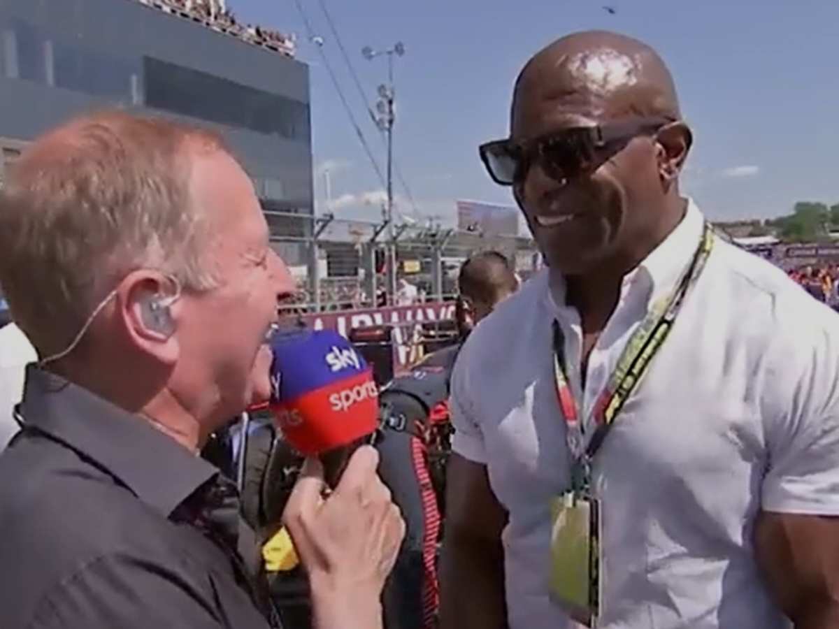 WATCH: “Revving up like this car,” $30 million worth Brooklyn Nine-Nine star Terry Crews flexes his muscles at the Hungarian GP