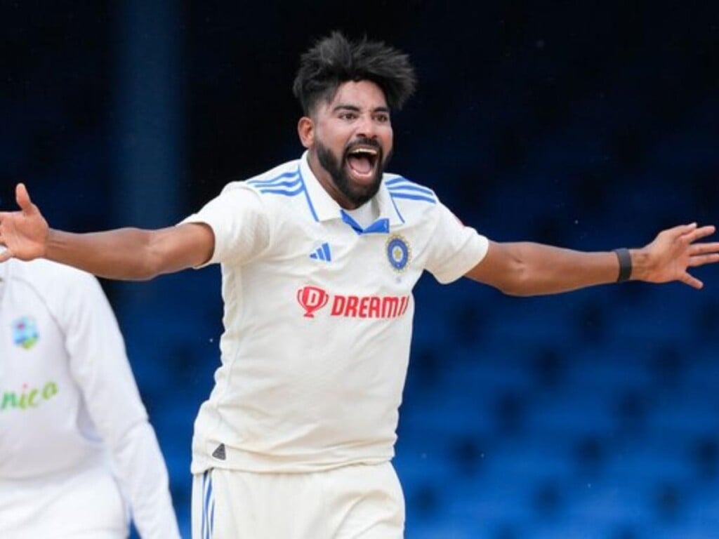 Netizens react differently as Mohammed Siraj achieves his BEST record in Test cricket with a fifer against West Indies