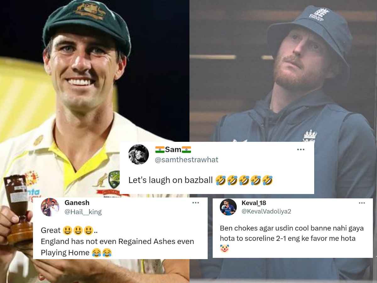 “Same old English always crying,” Netizens go berserk as rain god washes away England’s dream to help Australia RETAIN Ashes urn